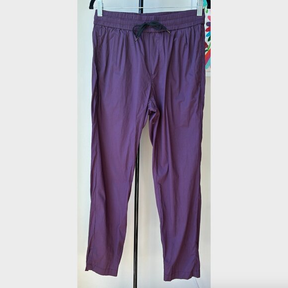 Scotch & Soda Pants - Scotch & Soda Purple Drawstring Cotton Joggers - Size S